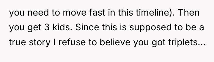 you need to move fast in this timeline). Then you...