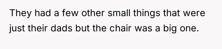 They had a few other small things that were just...