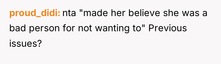 proud_didi nta "made her believe she was a bad person...