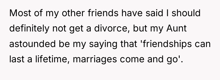 Most of my other friends have said I should definitely...