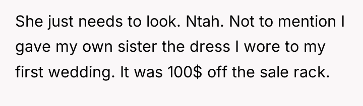 She just needs to look. Ntah. Not to mention I...