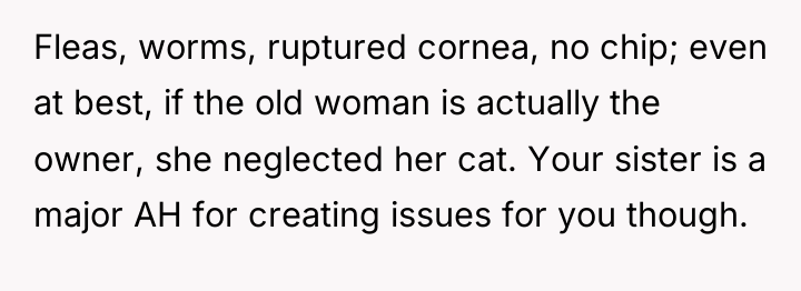 Fleas, worms, ruptured cornea, no chip; even at best, if...