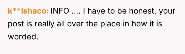 k**lshaco INFO .... I have to be honest, your post...