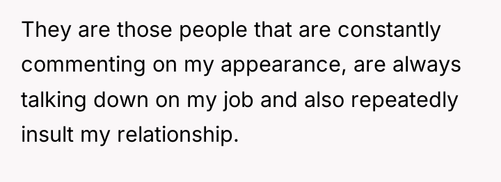 They are those people that are constantly commenting on my...