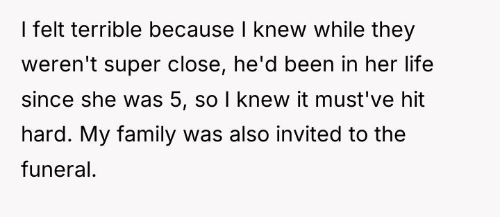 I felt terrible because I knew while they weren't super...