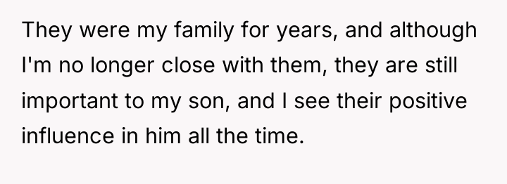 They were my family for years, and although I'm no...