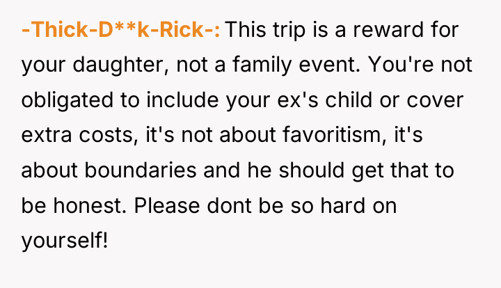 -Thick-D**k-Rick- This trip is a reward for your daughter, not...