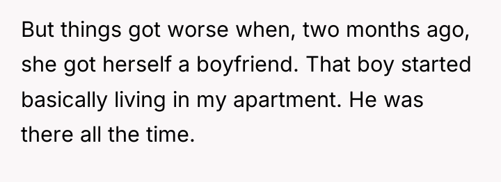 But things got worse when, two months ago, she got...