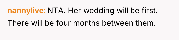 nannylive NTA. Her wedding will be first. There will be...