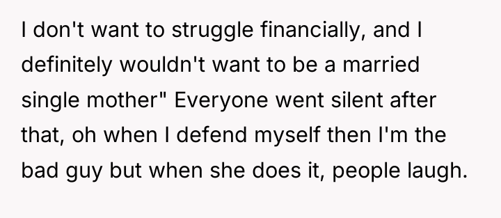 I don't want to struggle financially, and I definitely wouldn't...