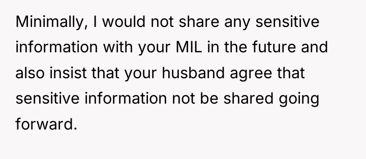 Minimally, I would not share any sensitive information with your...