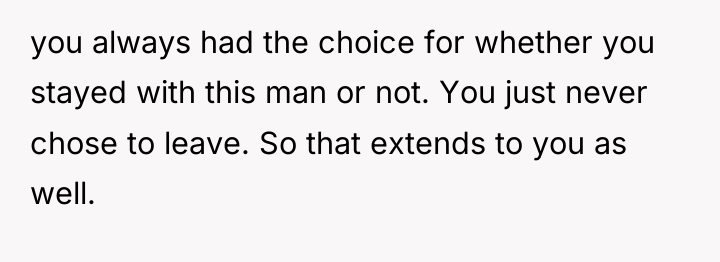 you always had the choice for whether you stayed with...