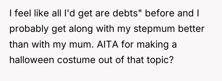 I feel like all I'd get are debts" before and...