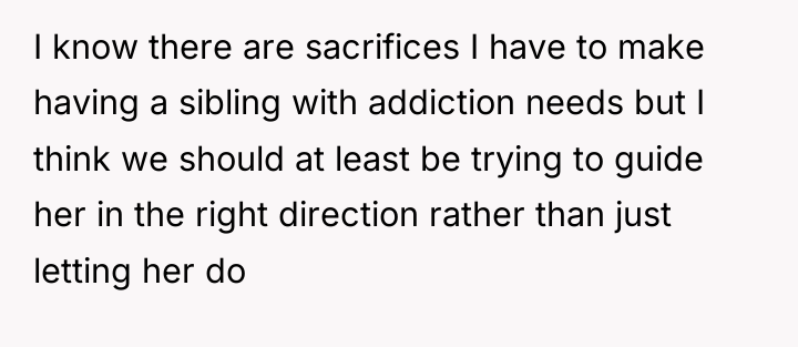 I know there are sacrifices I have to make having...