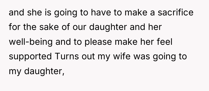 and she is going to have to make a sacrifice...