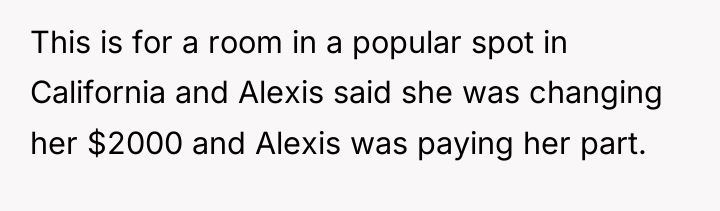This is for a room in a popular spot in...
