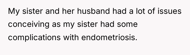 My sister and her husband had a lot of issues...