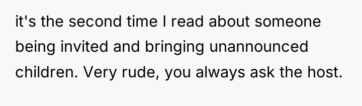 it's the second time I read about someone being invited...