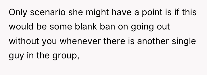 Only scenario she might have a point is if this...