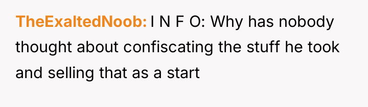 TheExaltedNoob I N F O: Why has nobody thought about...