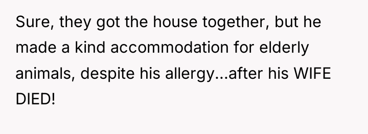 Sure, they got the house together, but he made a...