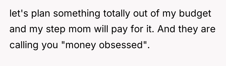 let's plan something totally out of my budget and my...