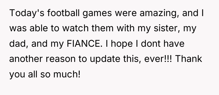 Today's football games were amazing, and I was able to...