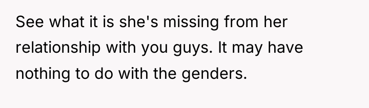 See what it is she's missing from her relationship with...