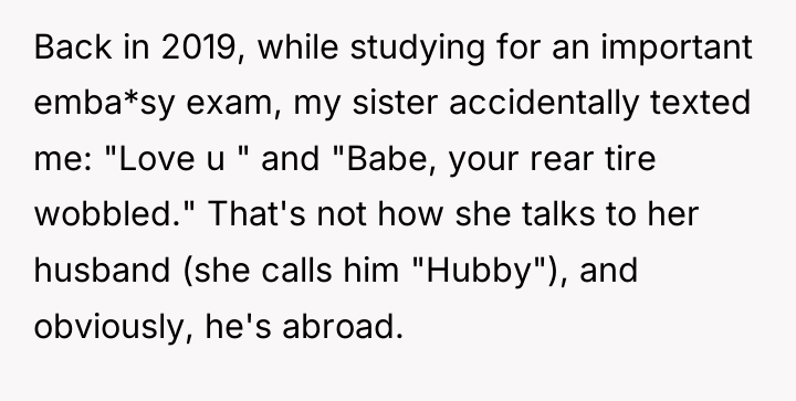 Back in 2019, while studying for an important emba*sy exam,...