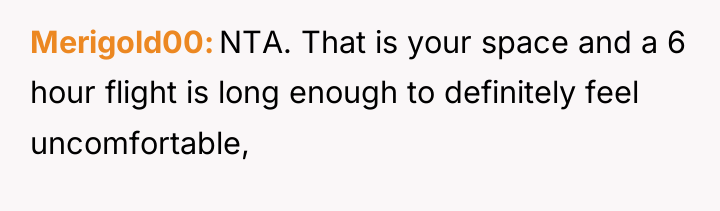 Merigold00 NTA. That is your space and a 6 hour...