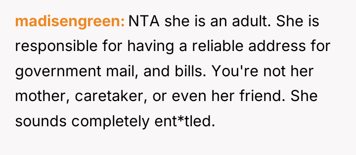 madisengreen NTA she is an adult. She is responsible for...