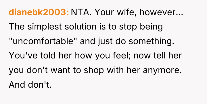 dianebk2003 NTA. Your wife, however... The simplest solution is to...