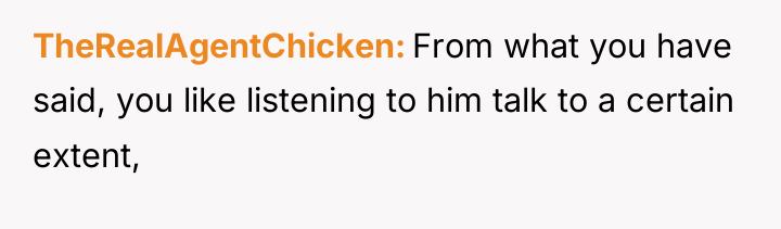 TheRealAgentChicken From what you have said, you like listening to...