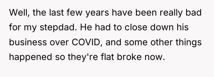 Well, the last few years have been really bad for...