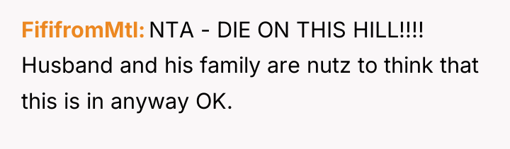 FififromMtl NTA - DIE ON THIS HILL!!!! Husband and his...