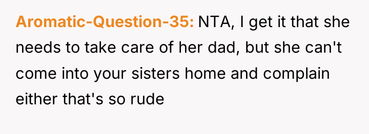 Aromatic-Question-35 NTA, I get it that she needs to take...
