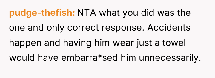 pudge-thefish NTA what you did was the one and only...