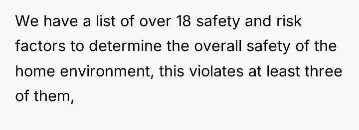We have a list of over 18 safety and risk...