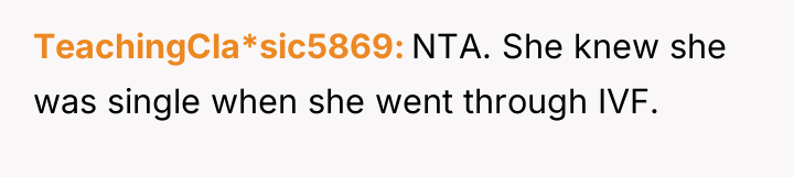 TeachingCla*sic5869 NTA. She knew she was single when she went...