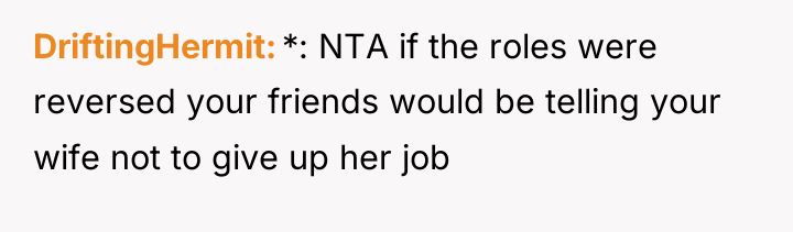 DriftingHermit *: NTA if the roles were reversed your friends...