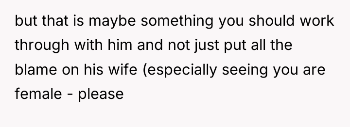but that is maybe something you should work through with...