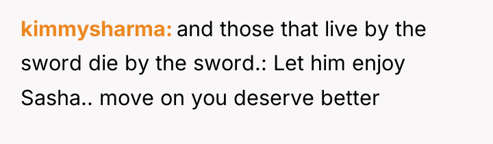 kimmysharma and those that live by the sword die by...