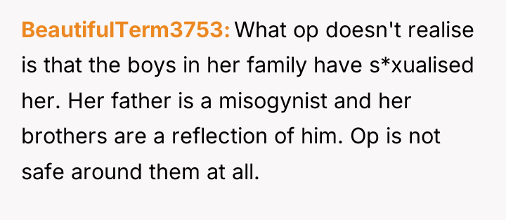 BeautifulTerm3753 What op doesn't realise is that the boys in...