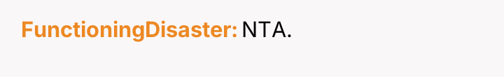 FunctioningDisaster NTA.