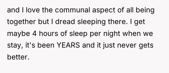 and I love the communal aspect of all being together...