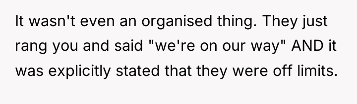 It wasn't even an organised thing. They just rang you...