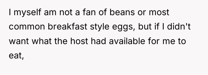 I myself am not a fan of beans or most...