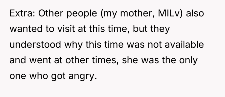 Extra: Other people (my mother, MILv) also wanted to visit...