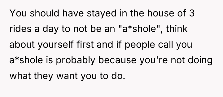 You should have stayed in the house of 3 rides...