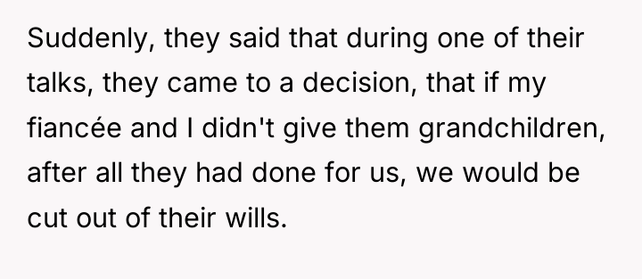 Suddenly, they said that during one of their talks, they...